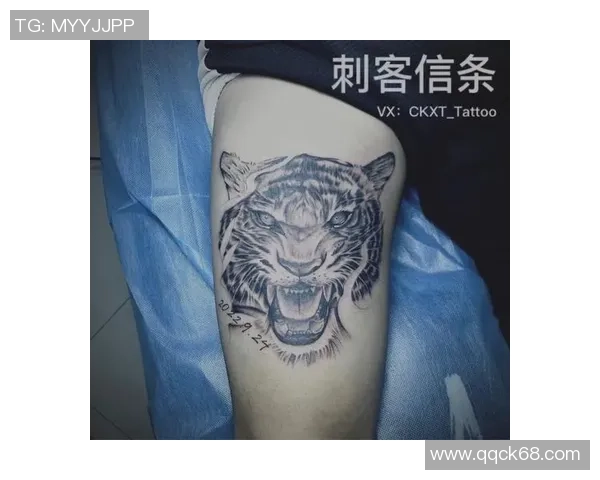足球明星与老虎纹身的完美结合展现力量与激情的艺术之美